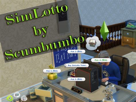 sims 4 win lottery cheat|Sim Lotto — SCUMBUMBO.